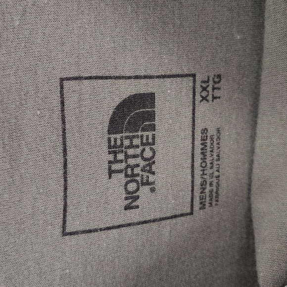 The North Face Camo Mens Size XXL pullover T-Shirt short sleeve green - Picture 3 of 6